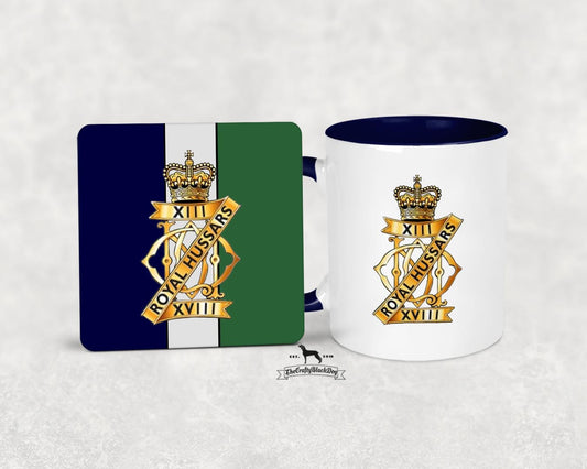 13th/18th Royal Hussars  - Mug And Coaster