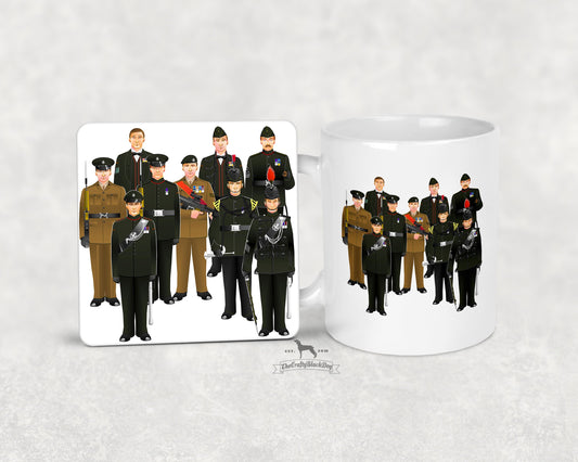 Royal Green Jackets  - Uniform Mug and Coaster