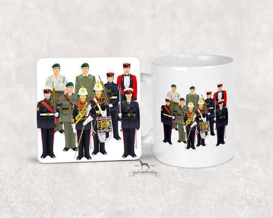 Royal Marines Corps Crest  - Uniform Mug and Coaster