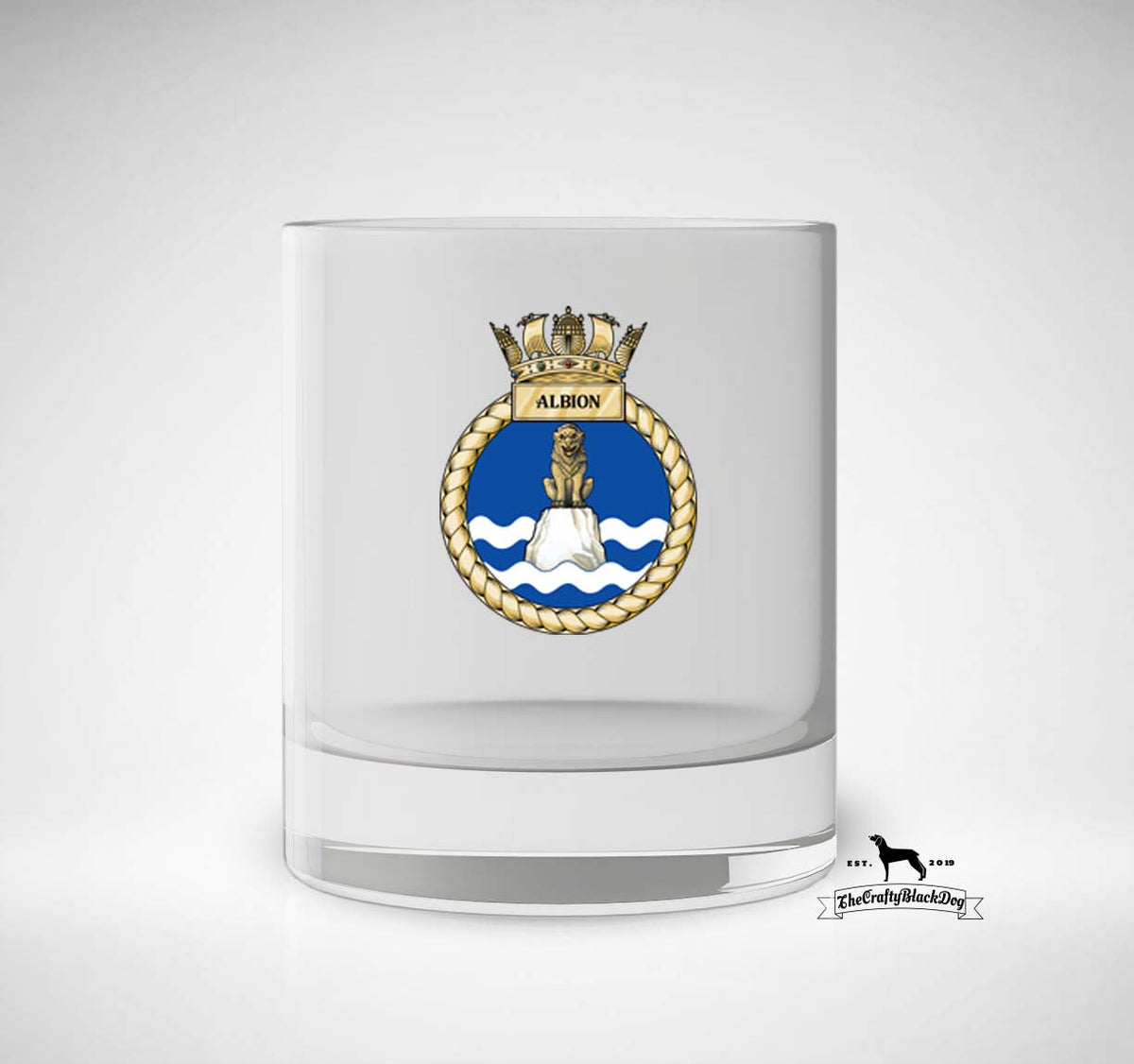 HMS Albion - Whiskey/Spirit Glass