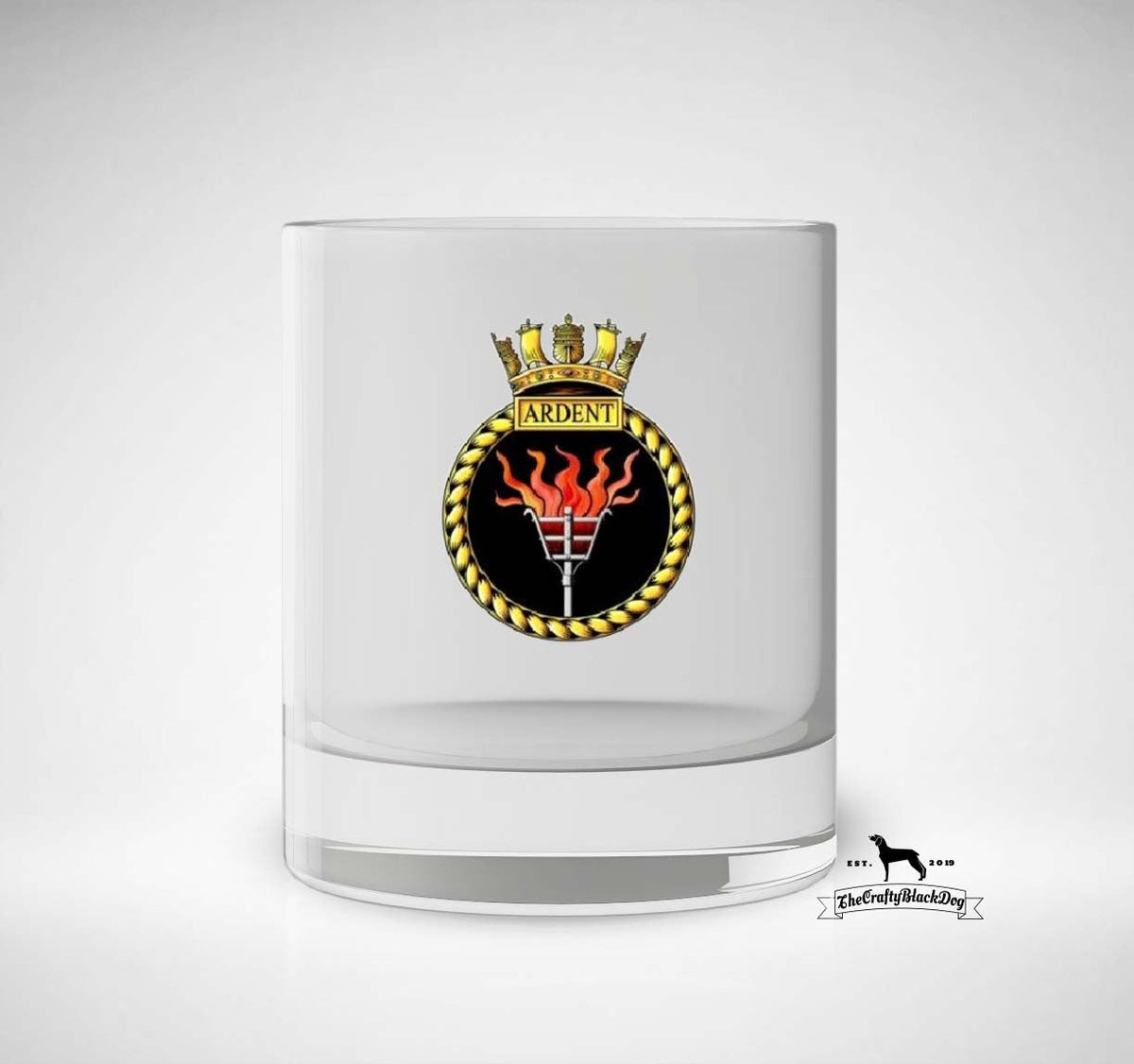 HMS Ardent - Whiskey/Spirit Glass