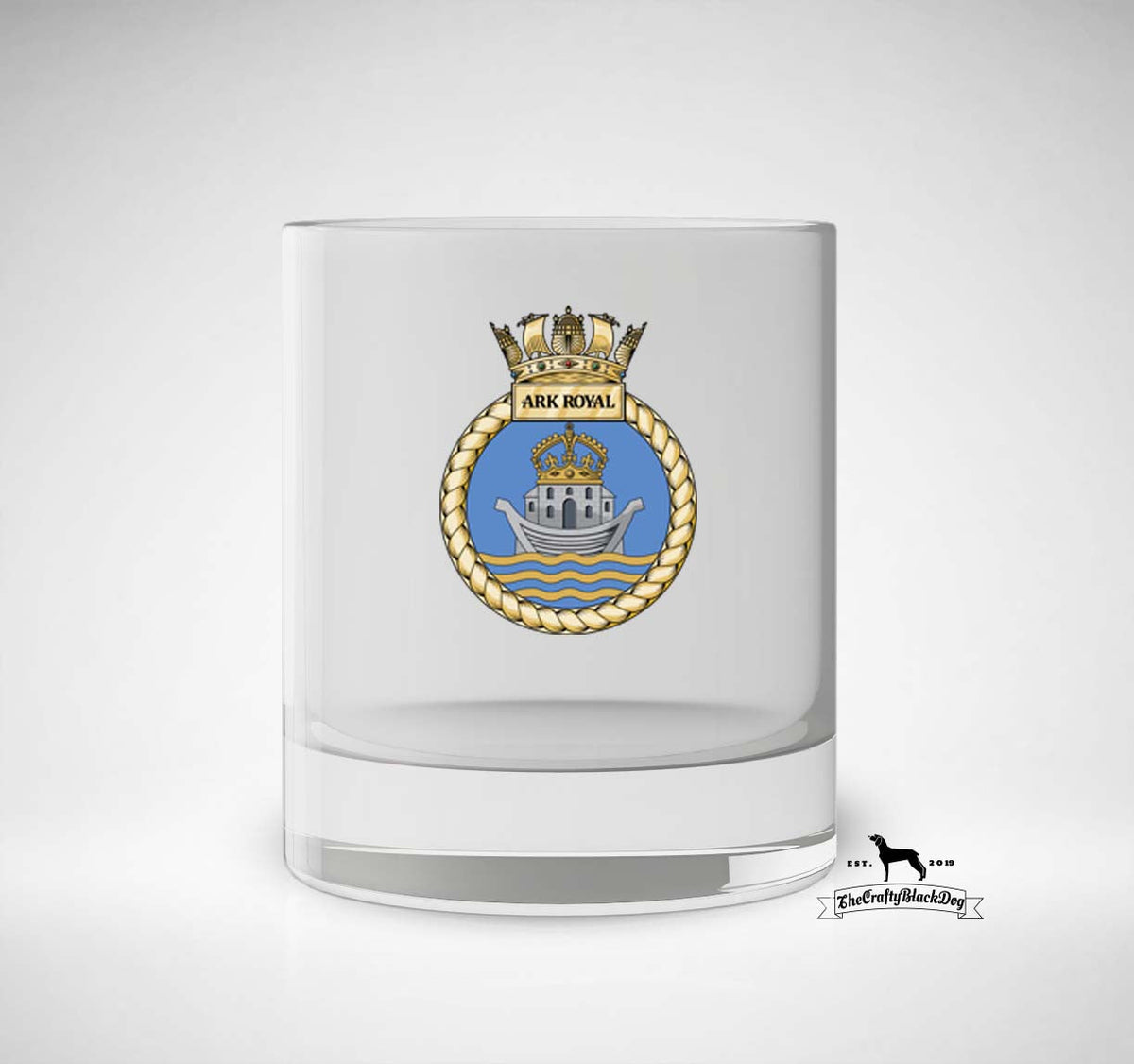 HMS Ark Royal - Whiskey/Spirit Glass