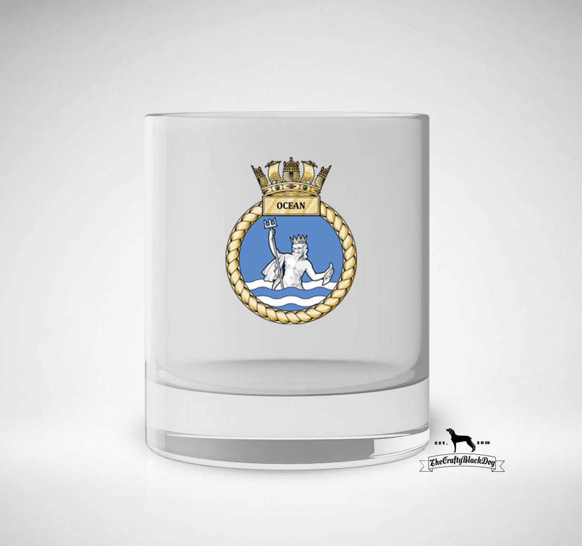 HMS Ocean - Whiskey/Spirit Glass
