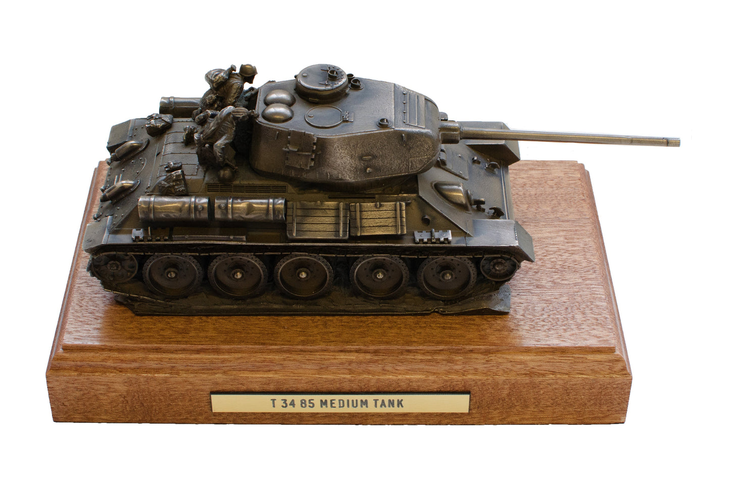 T-34 Medium Tank Cold Cast Bronze Military Statue
