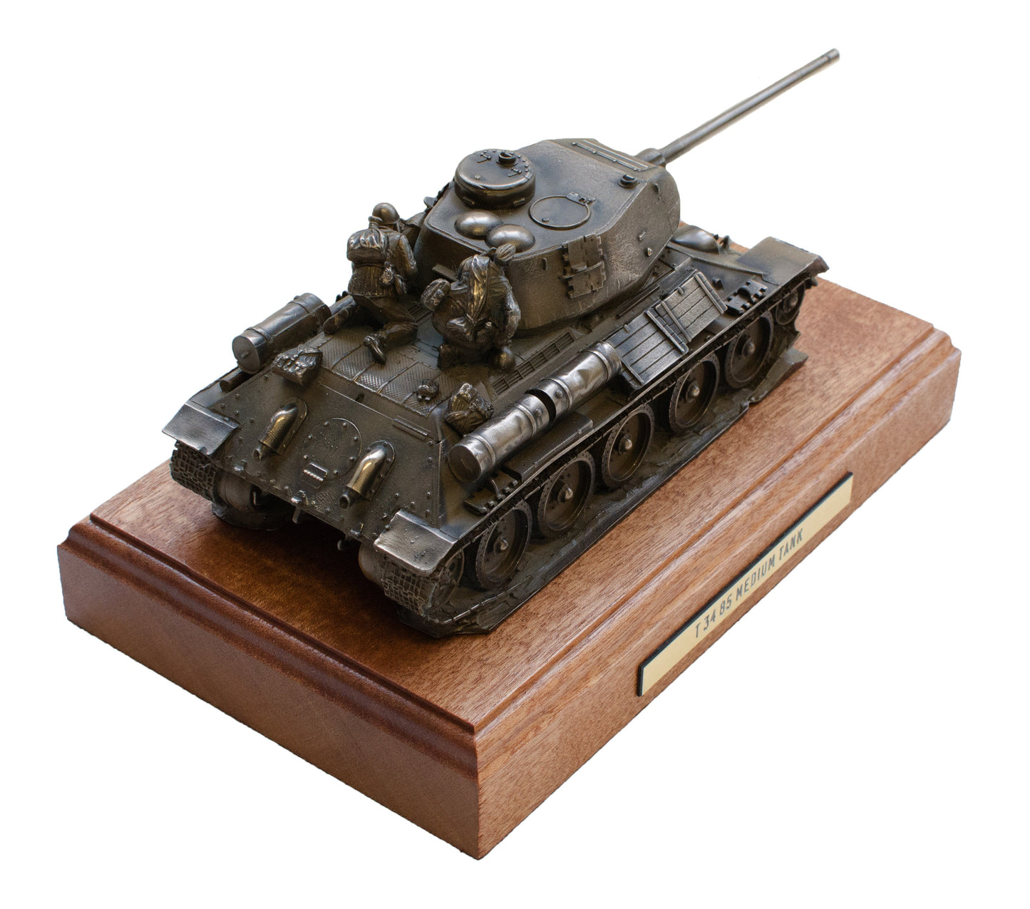 T-34 Medium Tank Cold Cast Bronze Military Statue
