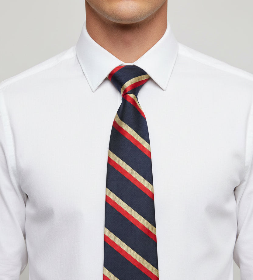 The Oxfordshire and Buckinghamshire Light Infantry (Ox & Bucks) Regimental Tie