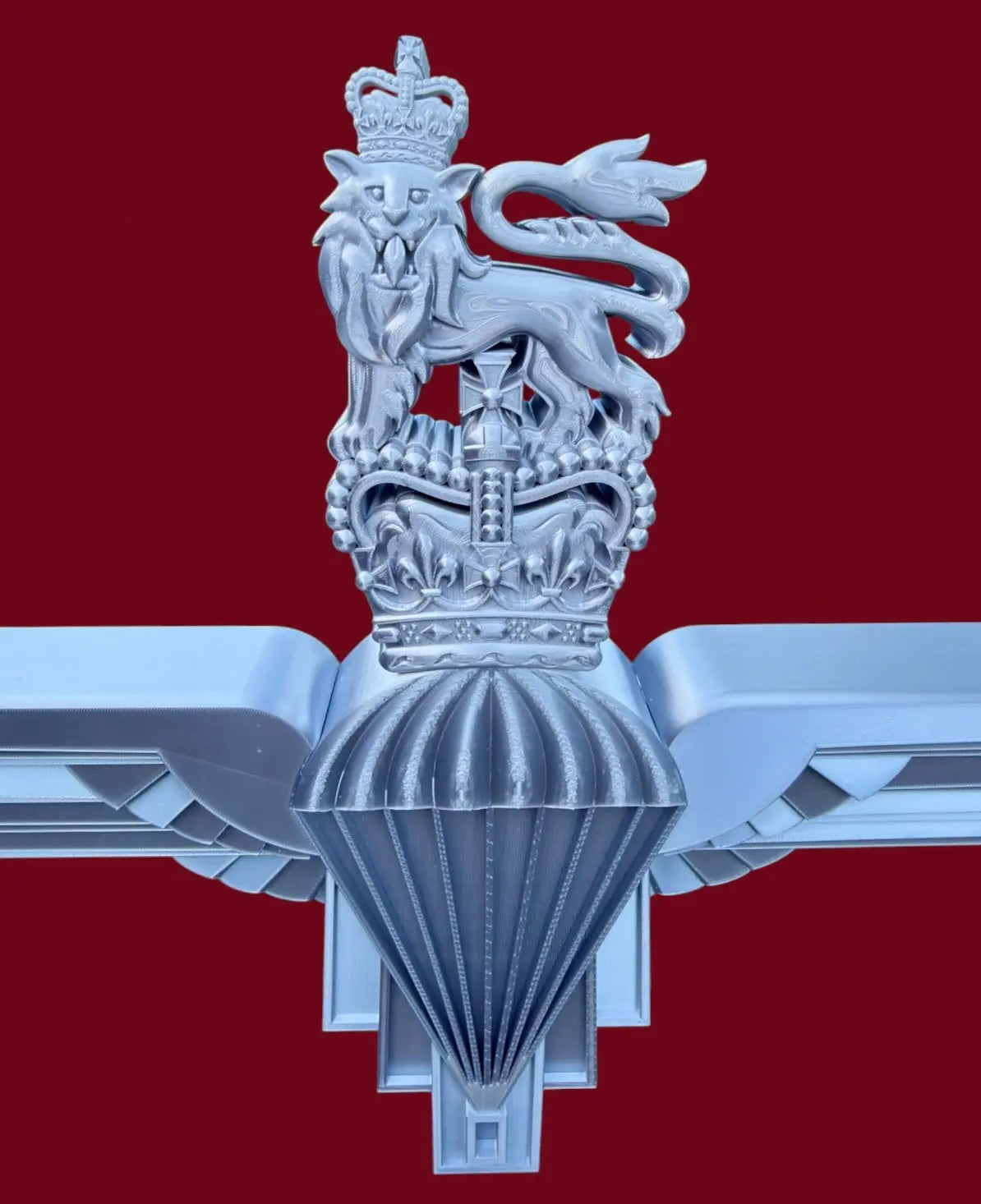 Parachute Regiment Queen's Crown XL Cap Badge | Officially Licensed