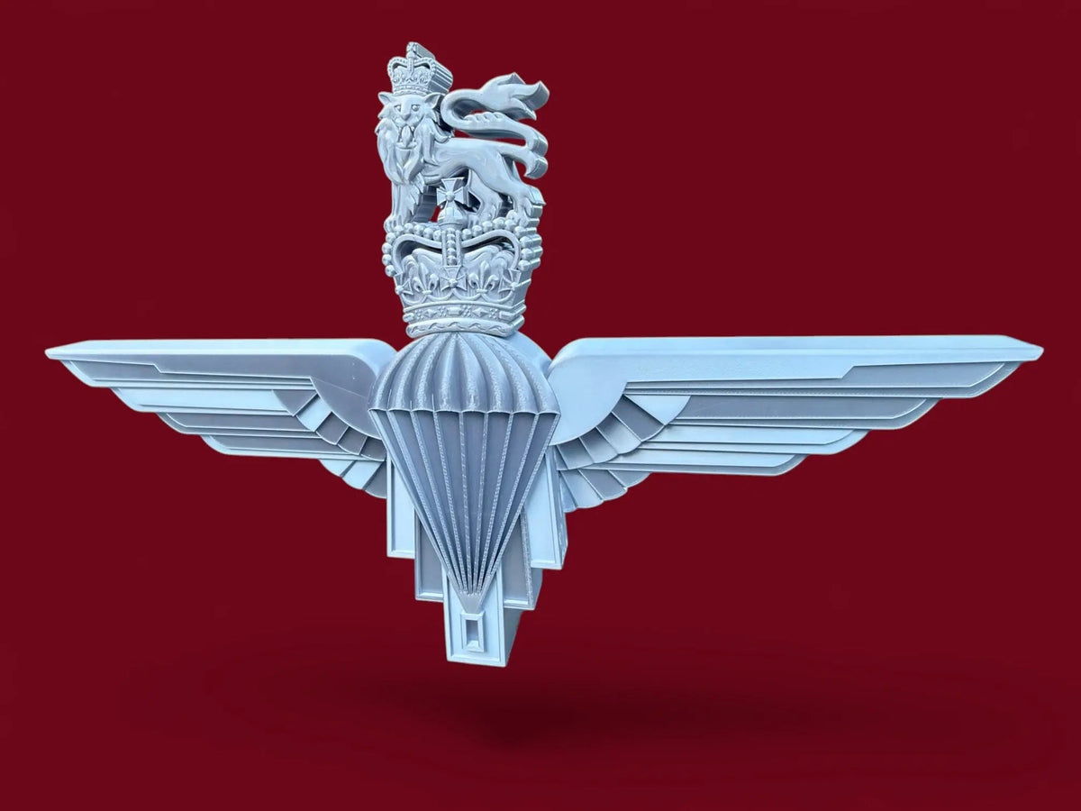 Parachute Regiment Queen's Crown XL Cap Badge | Officially Licensed