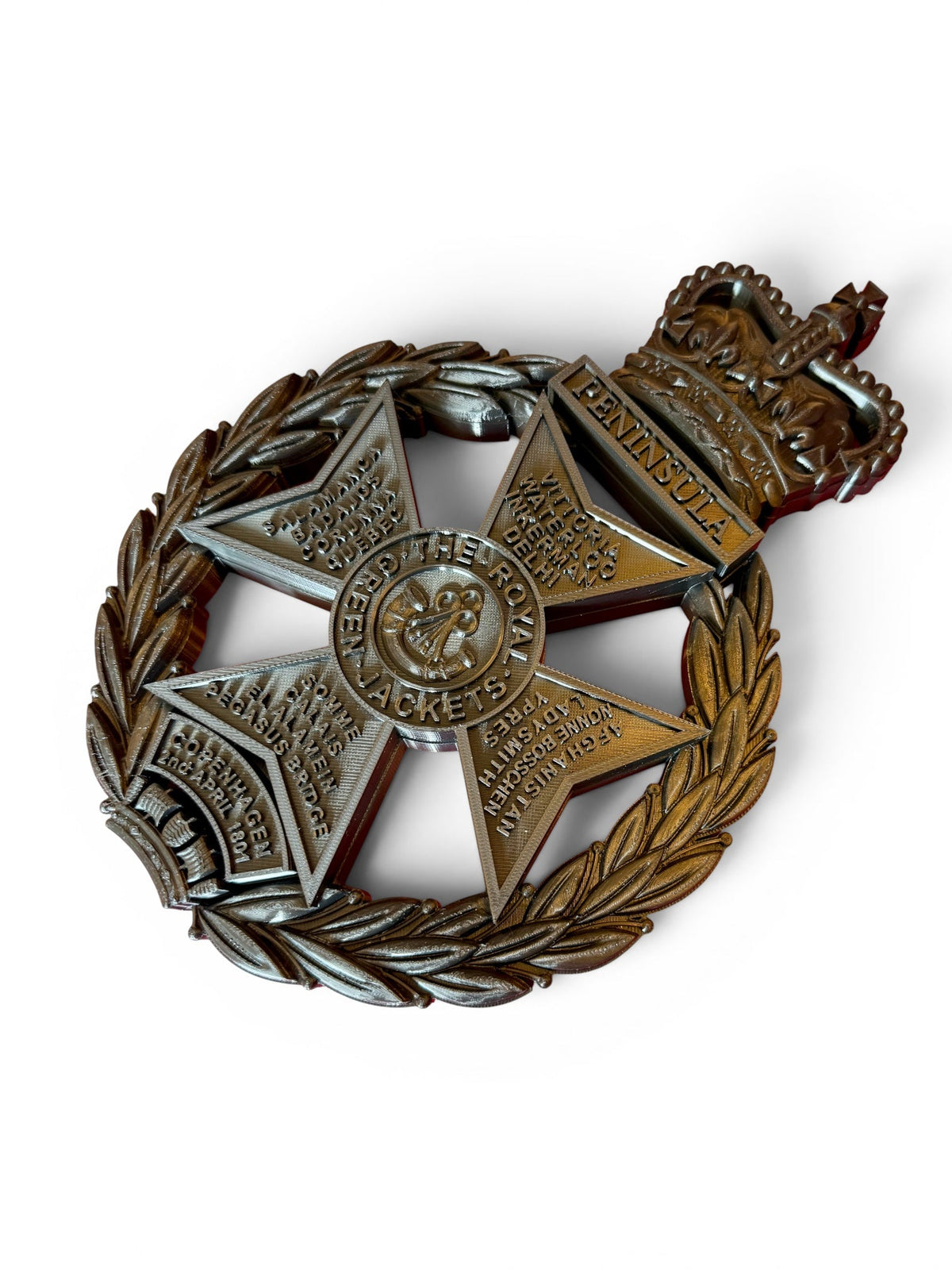 Royal Green Jackets All Black Cap Badge | Officially Licensed