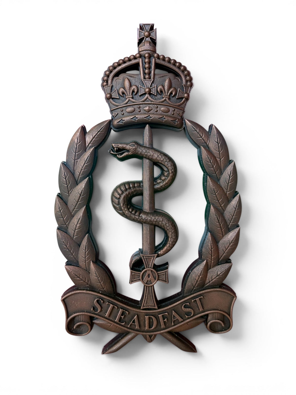 Royal Army Medical Service Brass Hand Painted Cap Badge | Officially Licensed