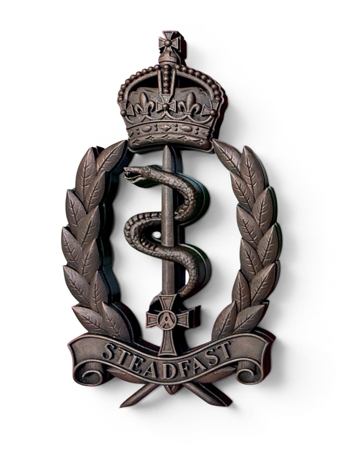 Royal Army Medical Service Brass Hand Painted Cap Badge | Officially Licensed