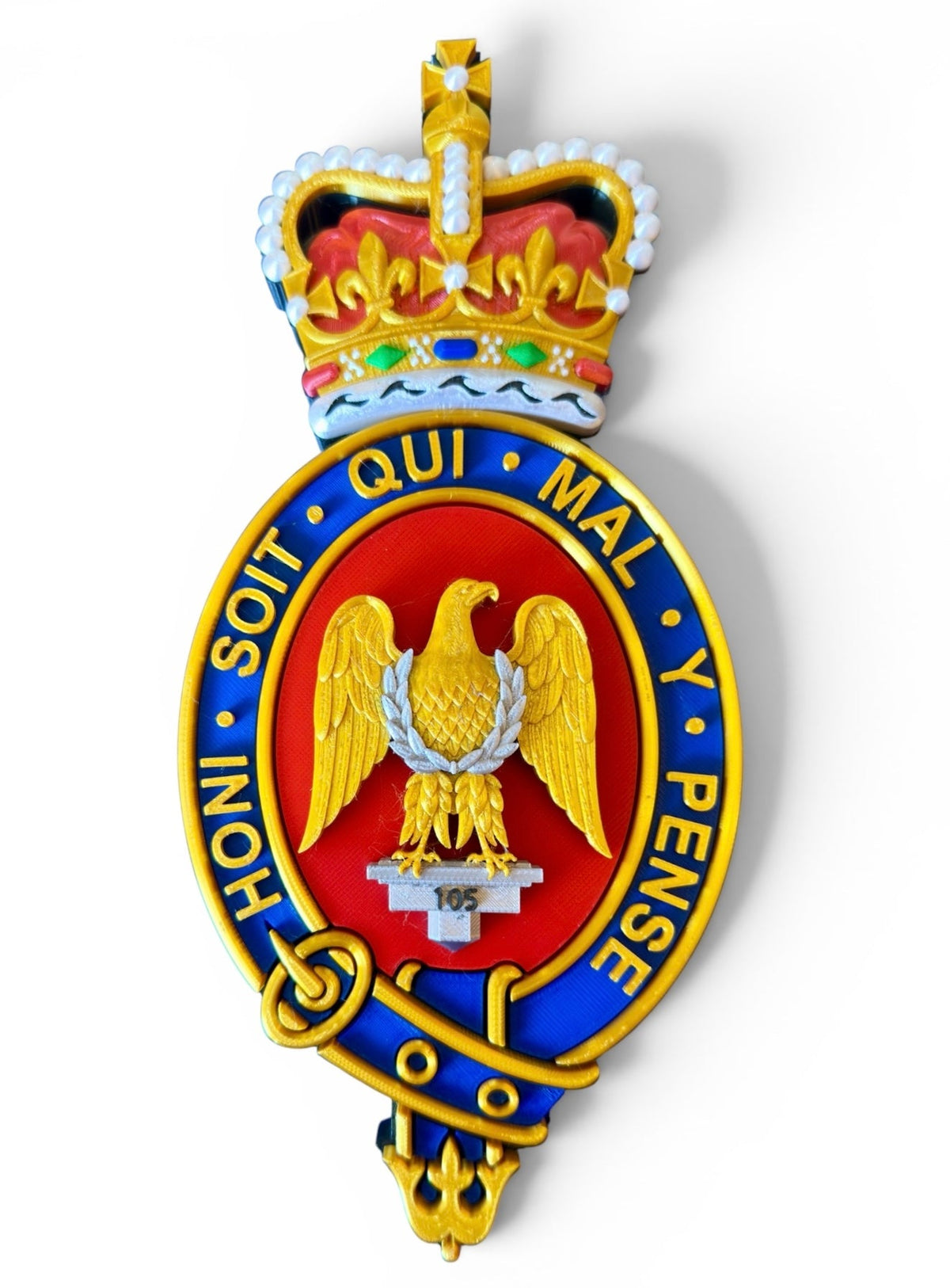 Blues and Royals Waterloo Eagle Regimental Device – Queen's Crown | Officially Licensed