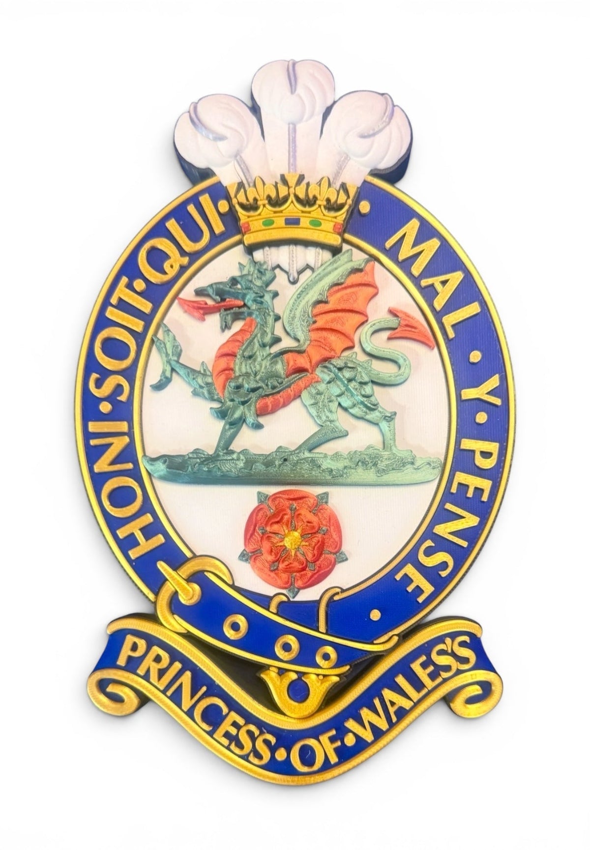 Princess of Wales's Royal Regiment (PWRR) Full Colour Cap Badge | Officially Licensed