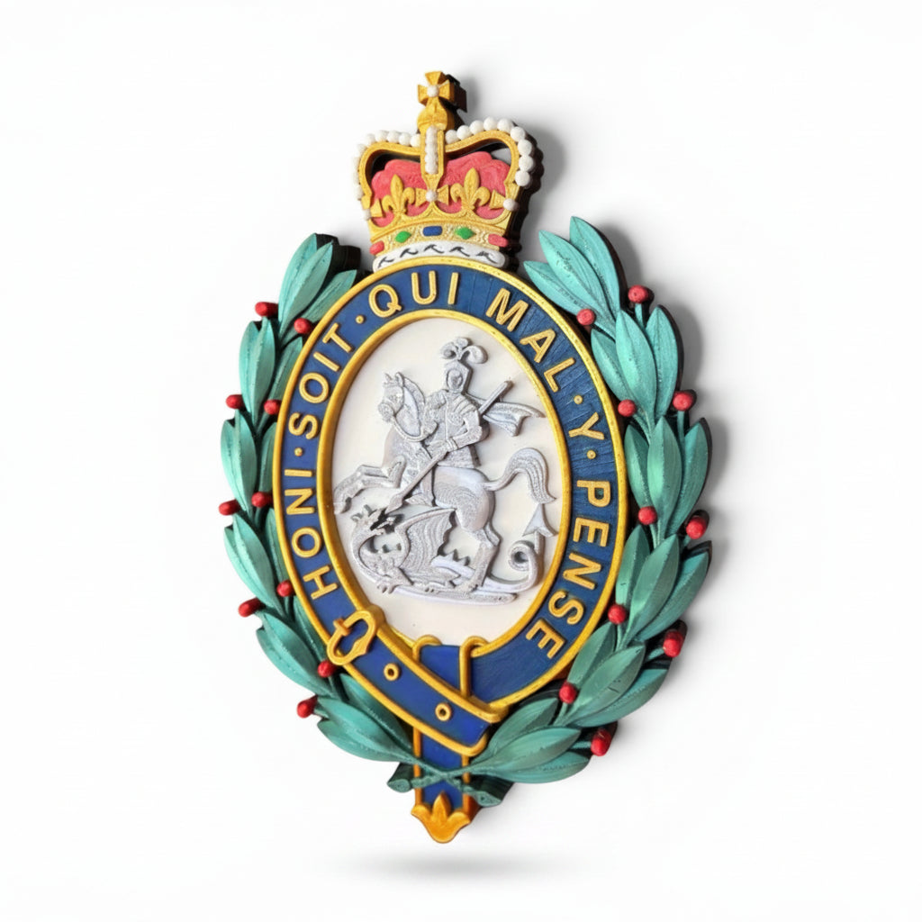 Royal Regiment of Fusiliers Regimental Emblem Queen's Crown | Officially Licensed