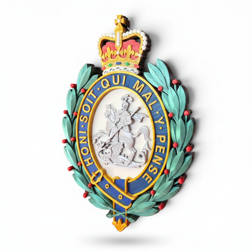 Royal Regiment of Fusiliers Regimental Emblem Queen's Crown | Officially Licensed