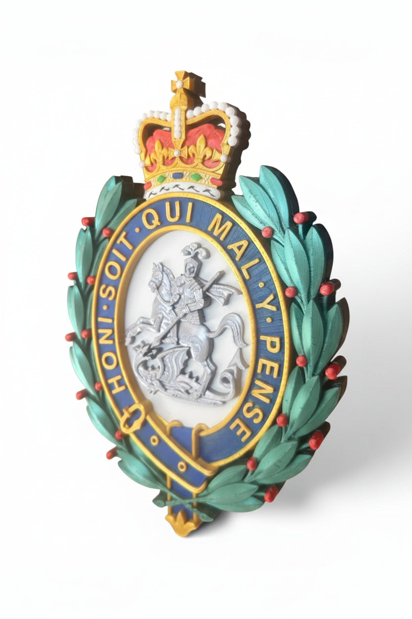 Royal Regiment of Fusiliers Regimental Emblem Queen's Crown | Officially Licensed