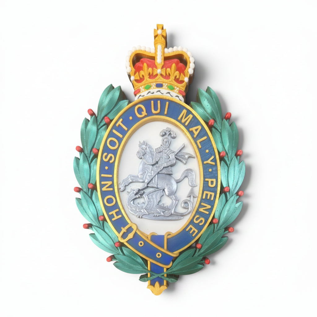 Royal Regiment of Fusiliers Regimental Emblem Queen's Crown | Officially Licensed