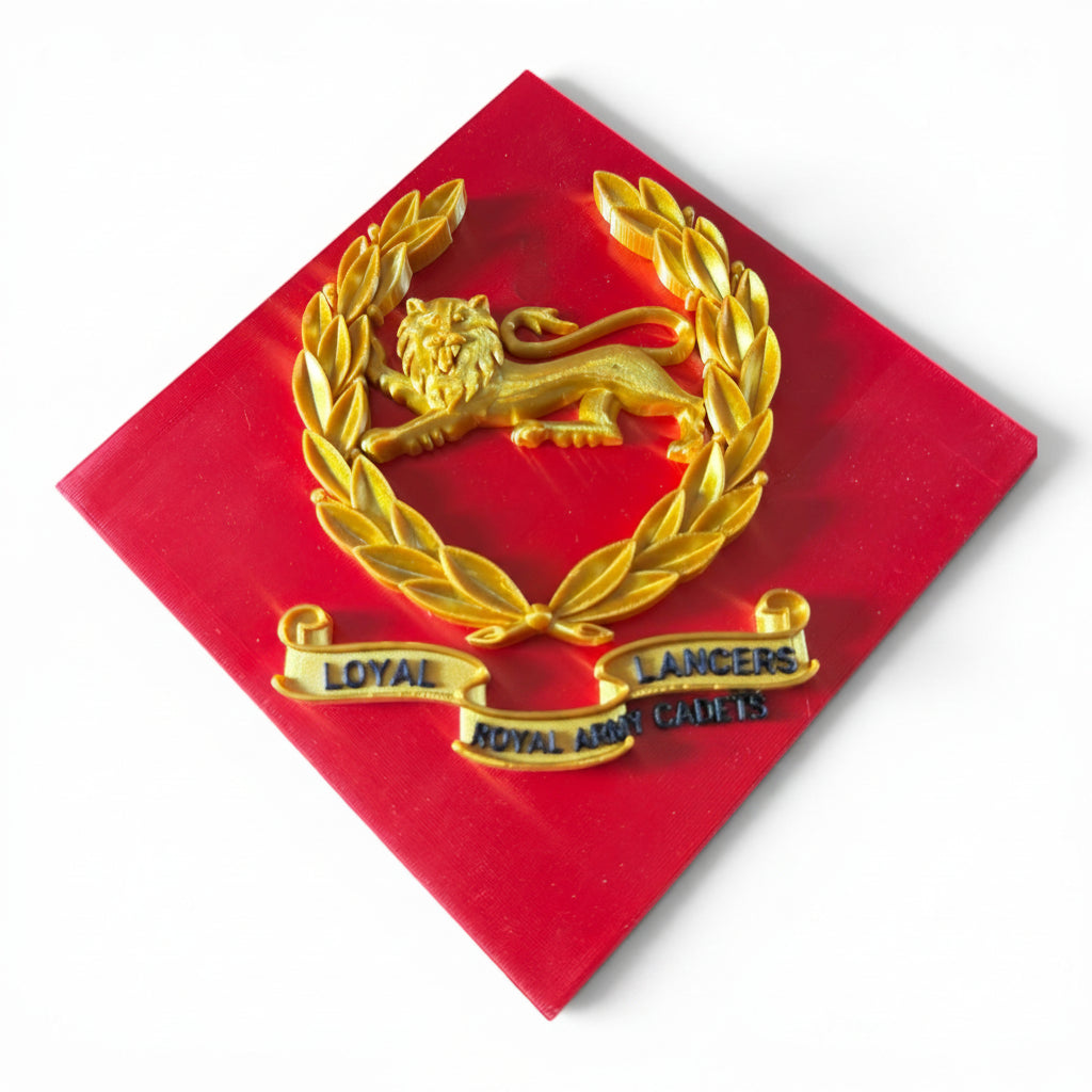 King's Own Royal Border Regiment Beret Badge with Scroll | Officially Licensed