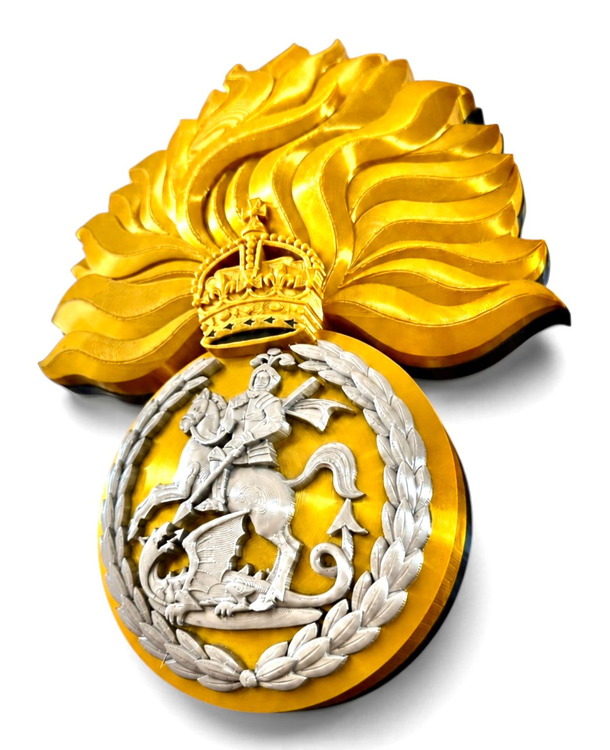 Royal Regiment of Fusiliers Grenade King's Crown Cap Badge | Officially Licensed
