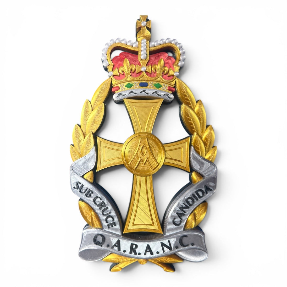 Queen Alexandra's Royal Army Nursing Corps Queen's Crown Cap Badge | Officially Licensed