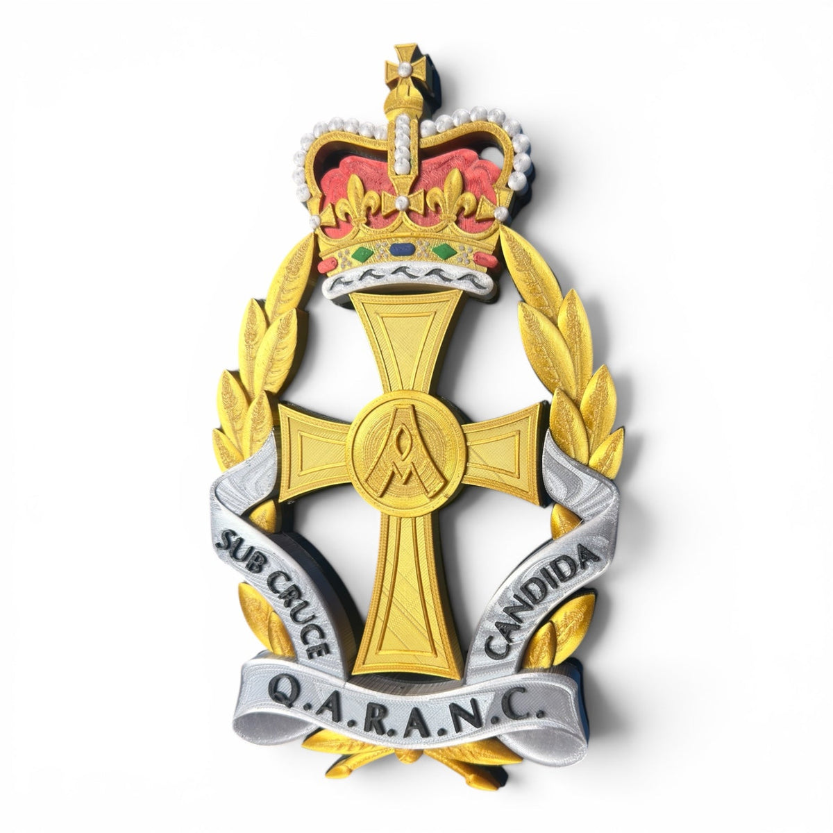 Queen Alexandra's Royal Army Nursing Corps Queen's Crown Cap Badge | Officially Licensed
