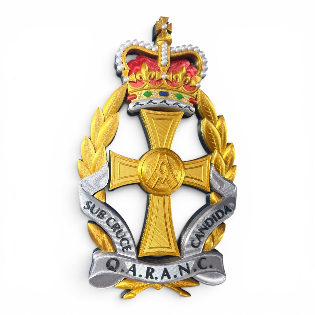Queen Alexandra's Royal Army Nursing Corps Queen's Crown Cap Badge | Officially Licensed