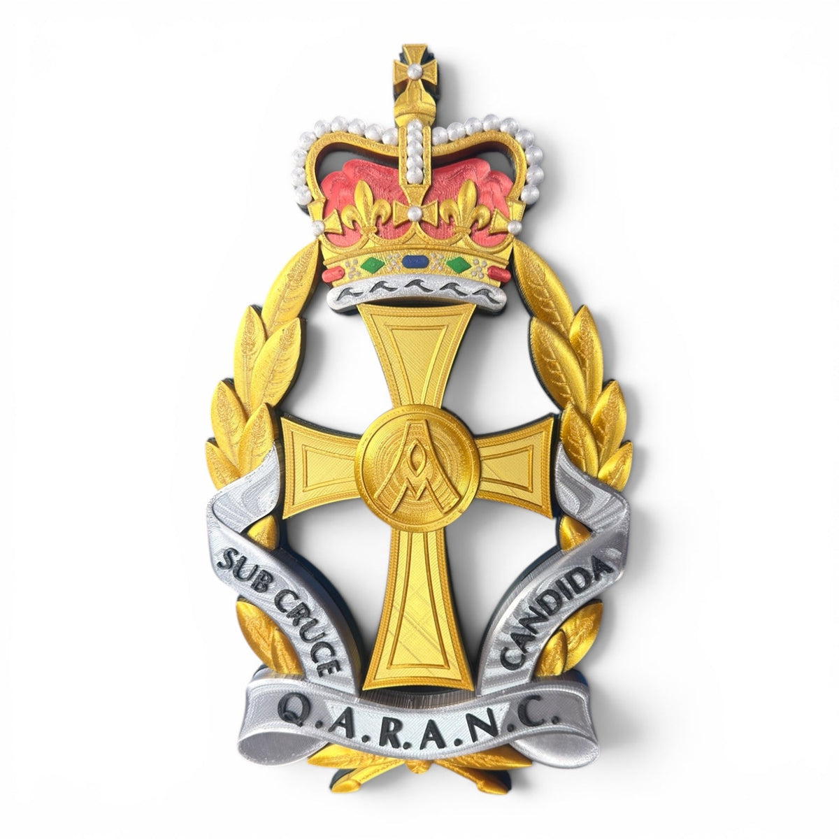 Queen Alexandra's Royal Army Nursing Corps Queen's Crown Cap Badge | Officially Licensed