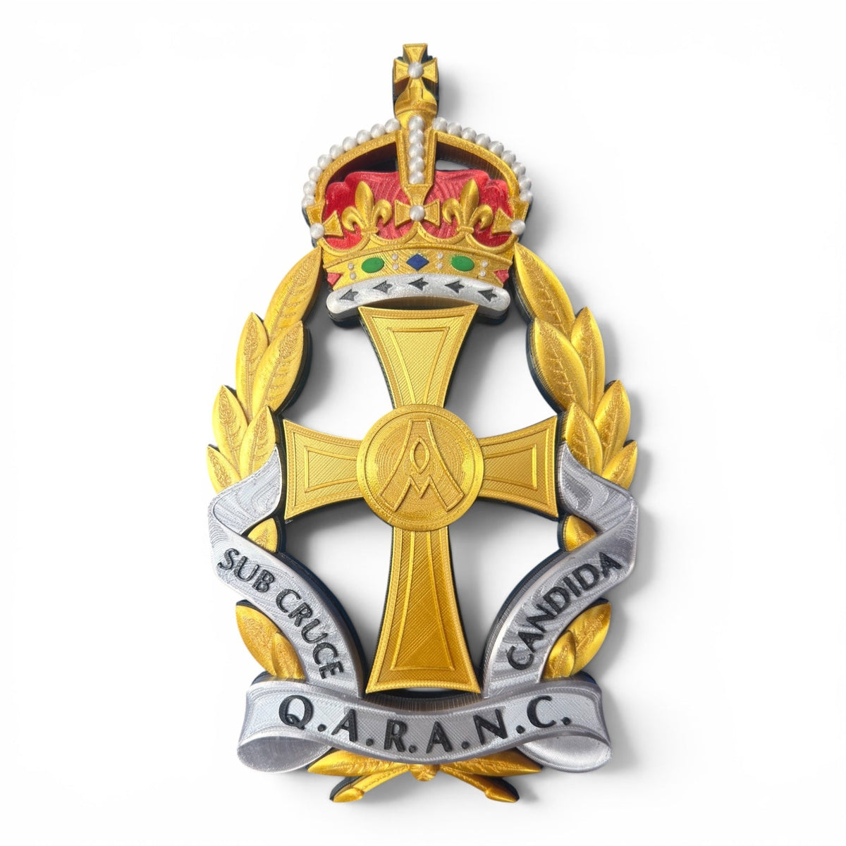 Queen Alexandra's Royal Army Nursing Corps King's Crown Cap Badge | Officially Licensed