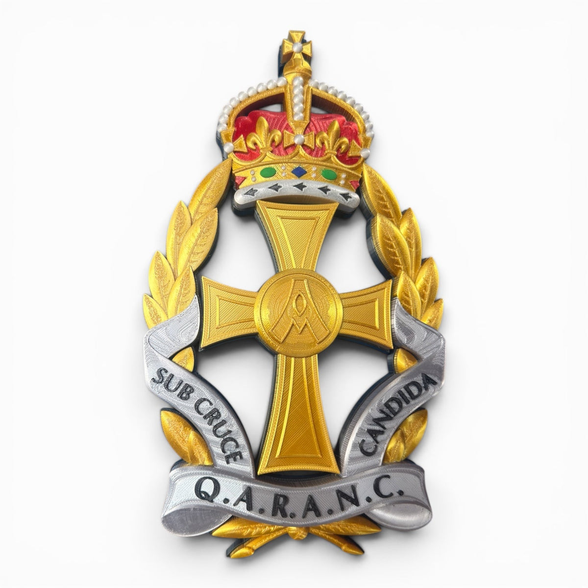 Queen Alexandra's Royal Army Nursing Corps King's Crown Cap Badge | Officially Licensed