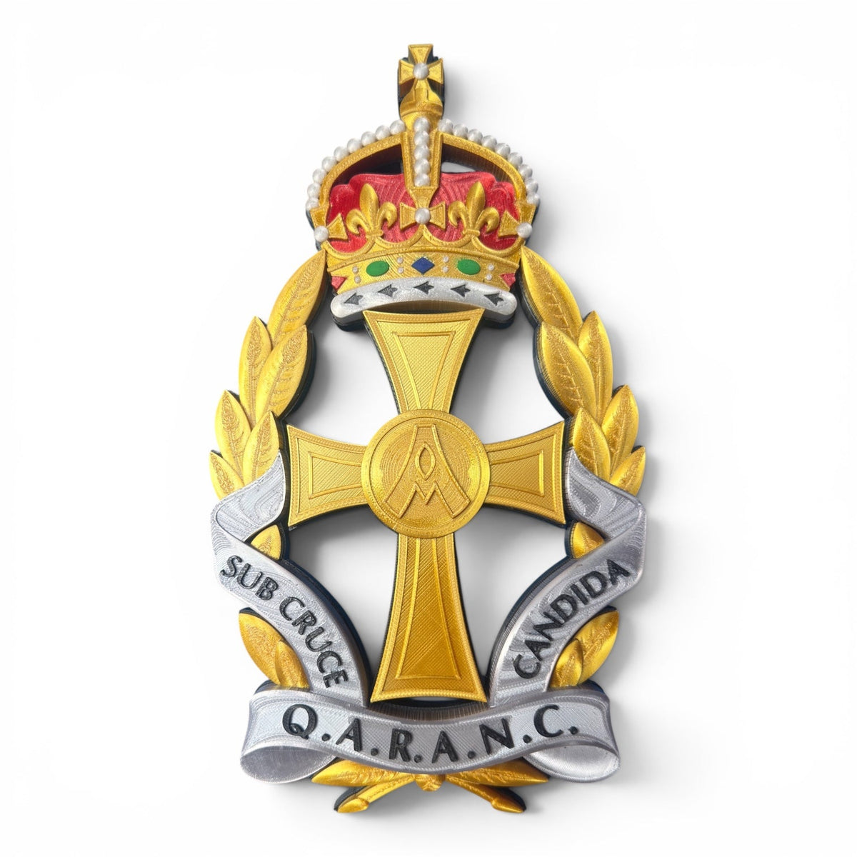 Queen Alexandra's Royal Army Nursing Corps King's Crown Cap Badge | Officially Licensed