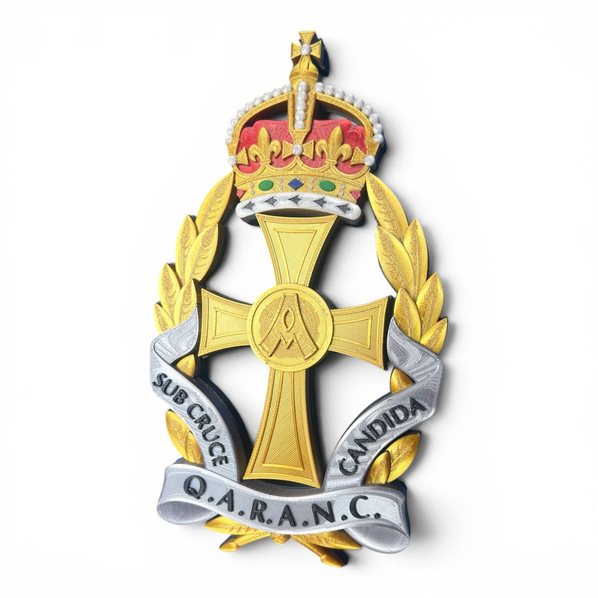 Queen Alexandra's Royal Army Nursing Corps King's Crown Cap Badge | Officially Licensed