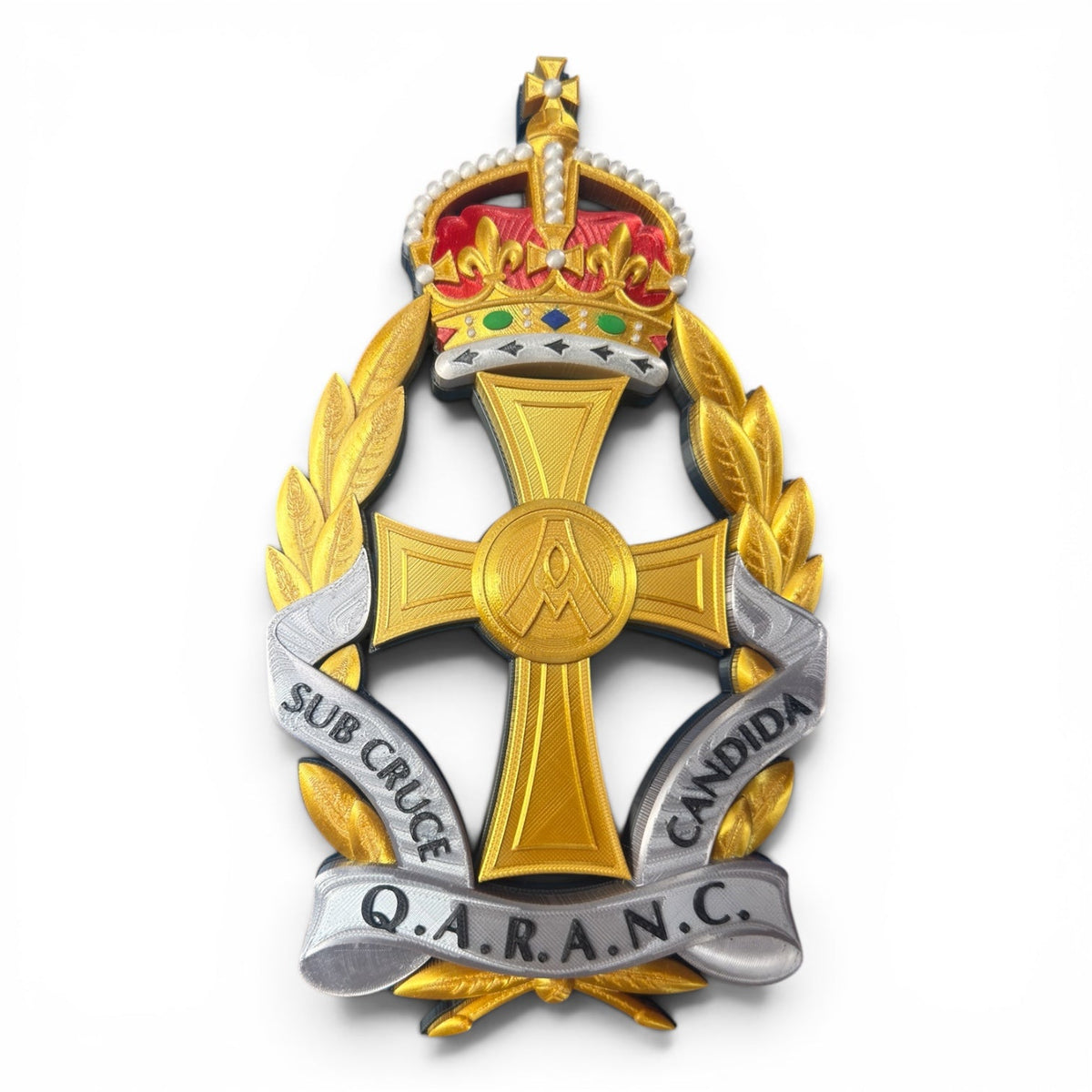 Queen Alexandra's Royal Army Nursing Corps King's Crown Cap Badge | Officially Licensed