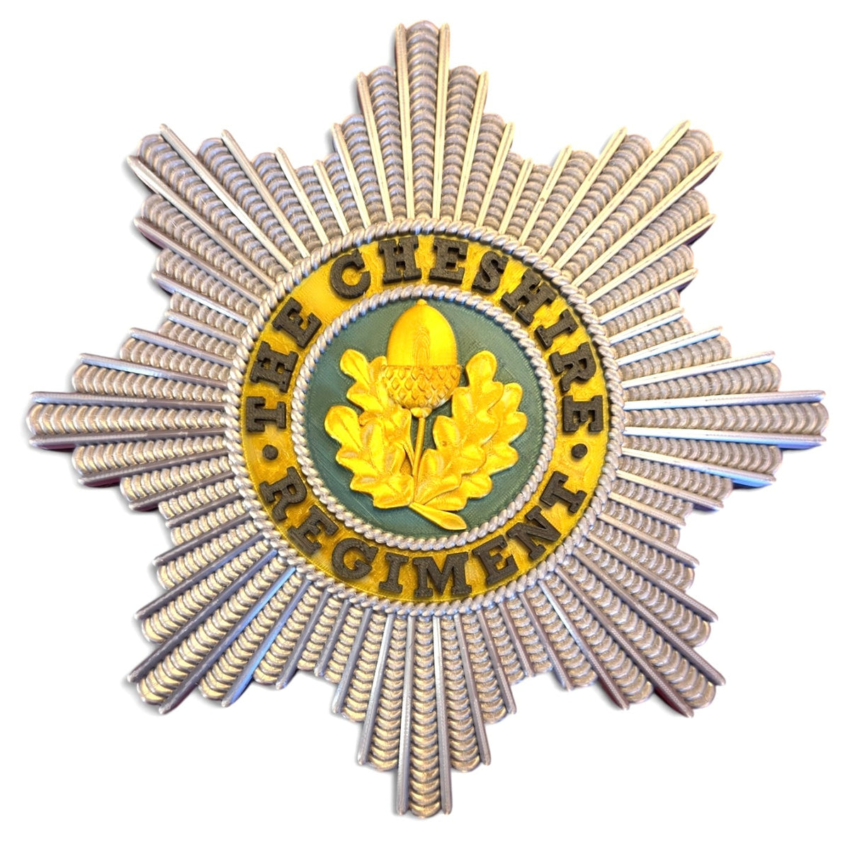 Cheshire Regiment Cap Badge | Full Colour | Officially Licensed