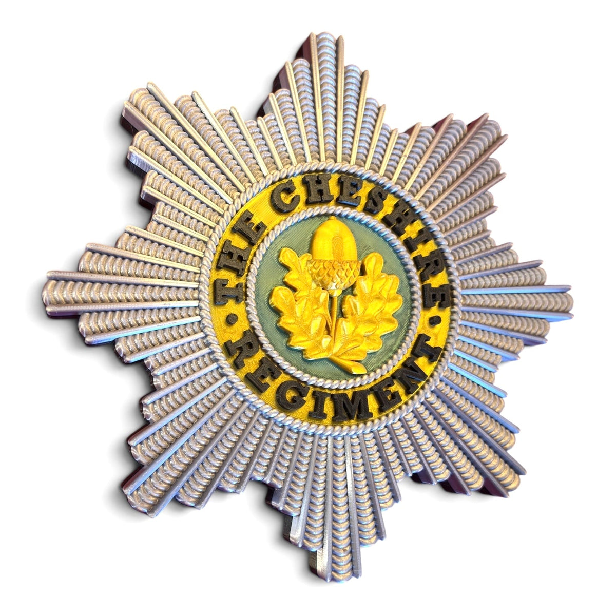 Cheshire Regiment Cap Badge | Full Colour | Officially Licensed