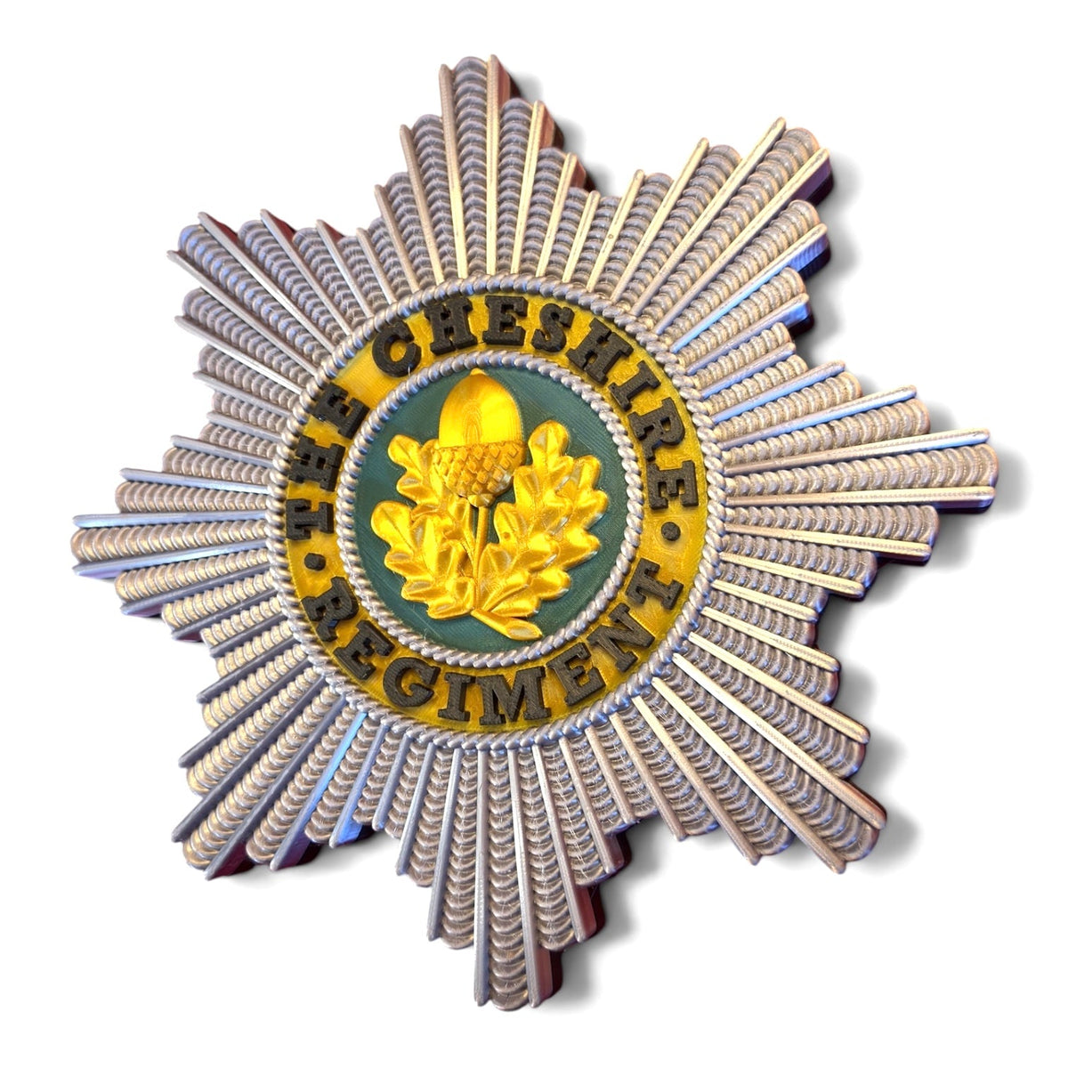 Cheshire Regiment Cap Badge | Full Colour | Officially Licensed