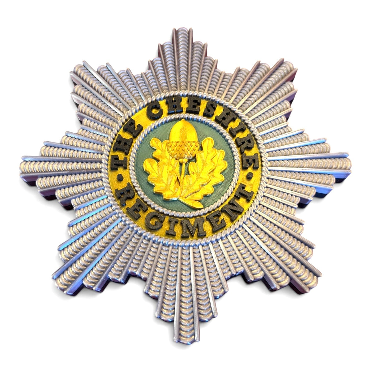 Cheshire Regiment Cap Badge | Full Colour | Officially Licensed