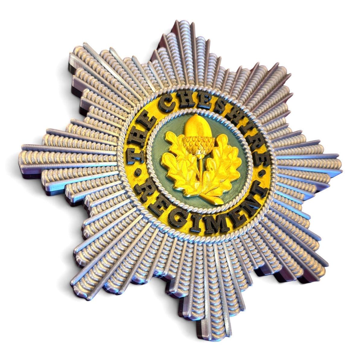 Cheshire Regiment Cap Badge | Full Colour | Officially Licensed