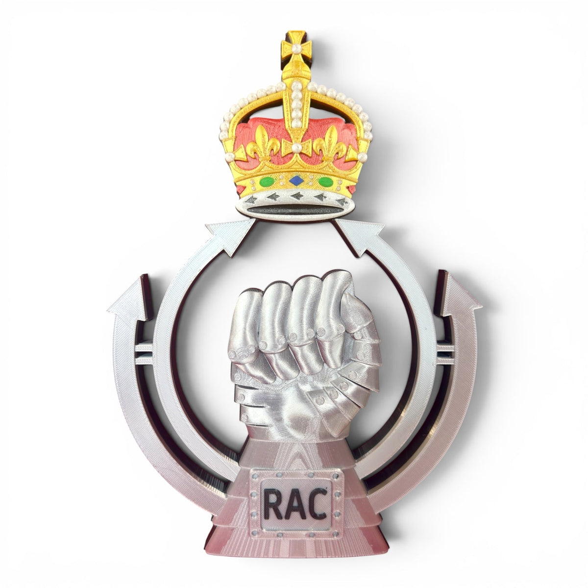 Royal Armoured Corps Cap Badge King's Crown | Officially Licensed