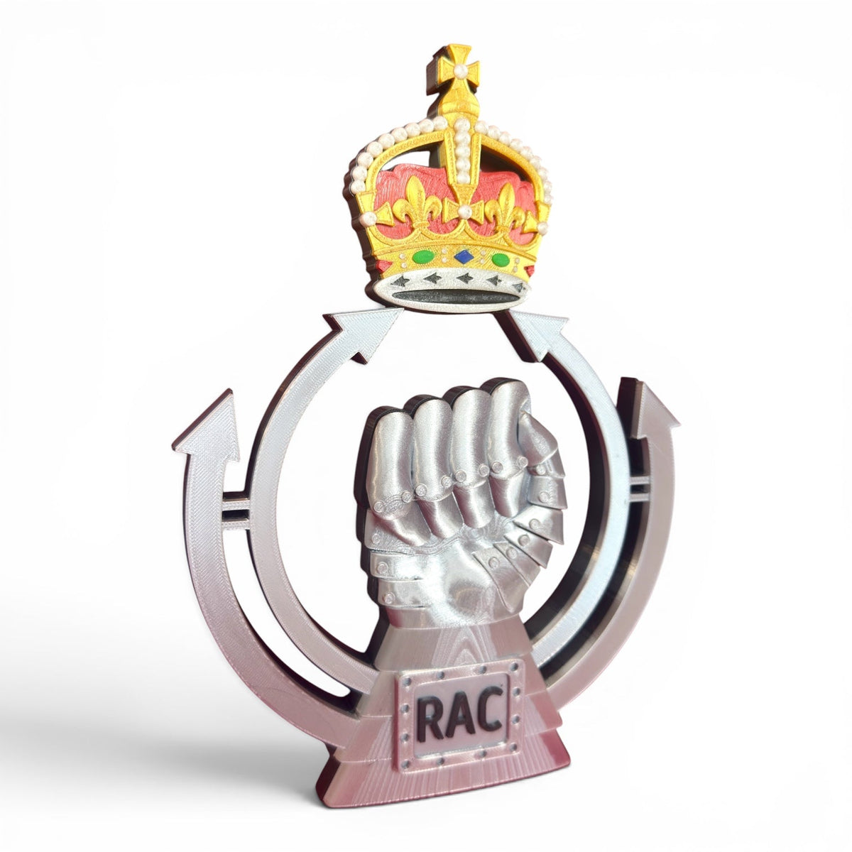 Royal Armoured Corps Cap Badge King's Crown | Officially Licensed