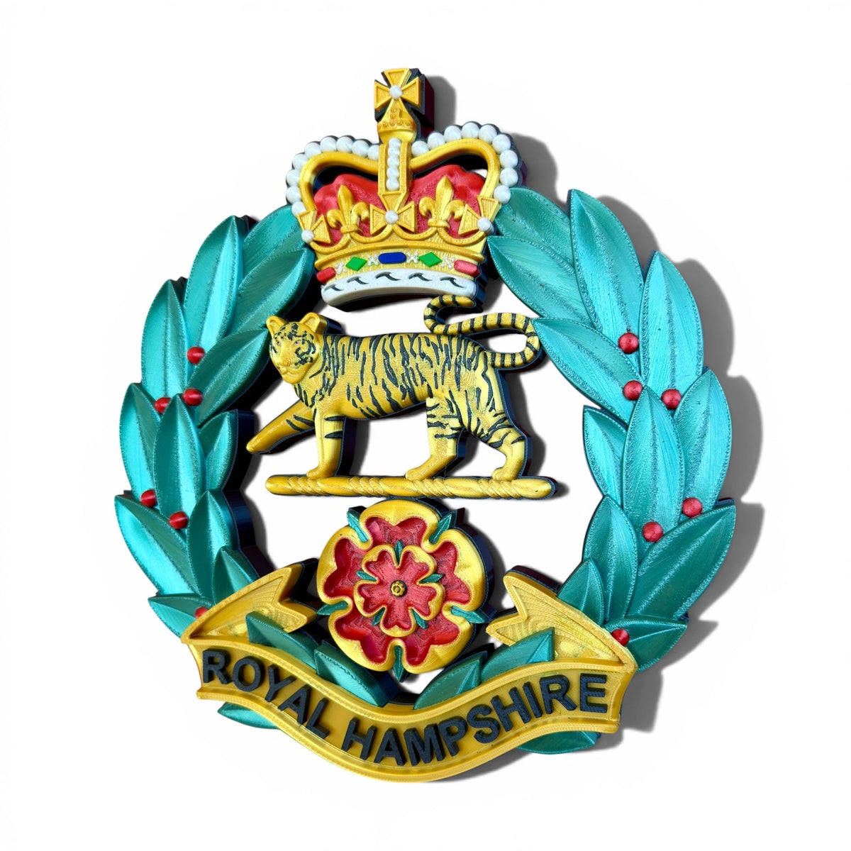 Royal Hampshire Regiment Full Colour Cap Badge | Officially Licensed