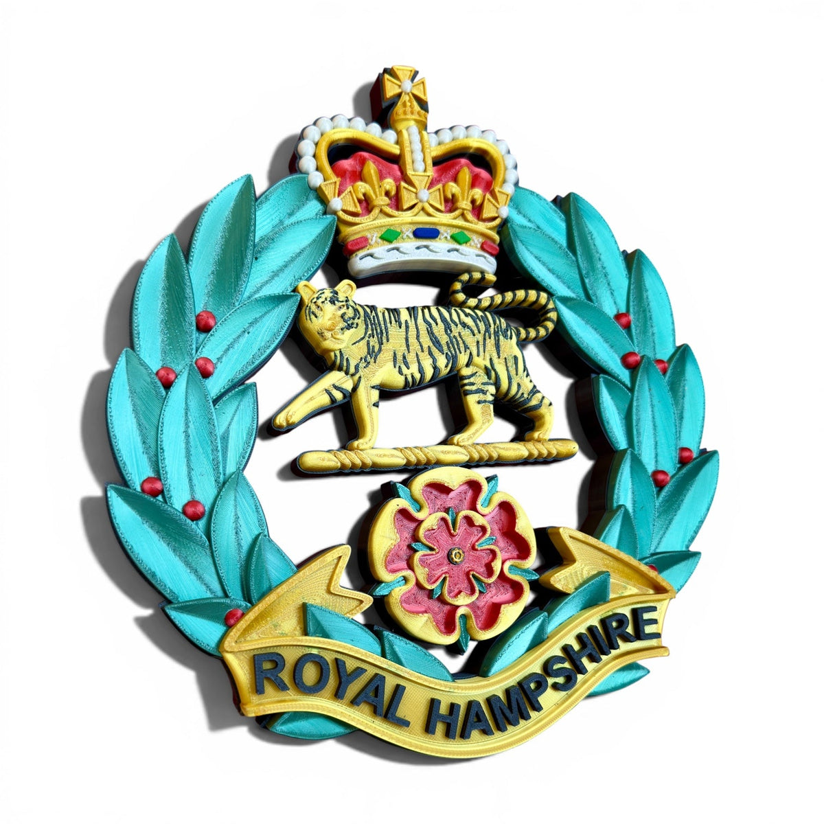 Royal Hampshire Regiment Full Colour Cap Badge | Officially Licensed