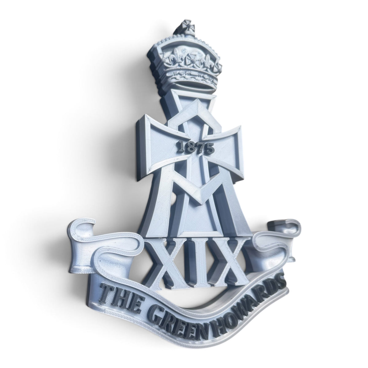 The Green Howards Cap Badge | Silver & Black | Officially Licensed