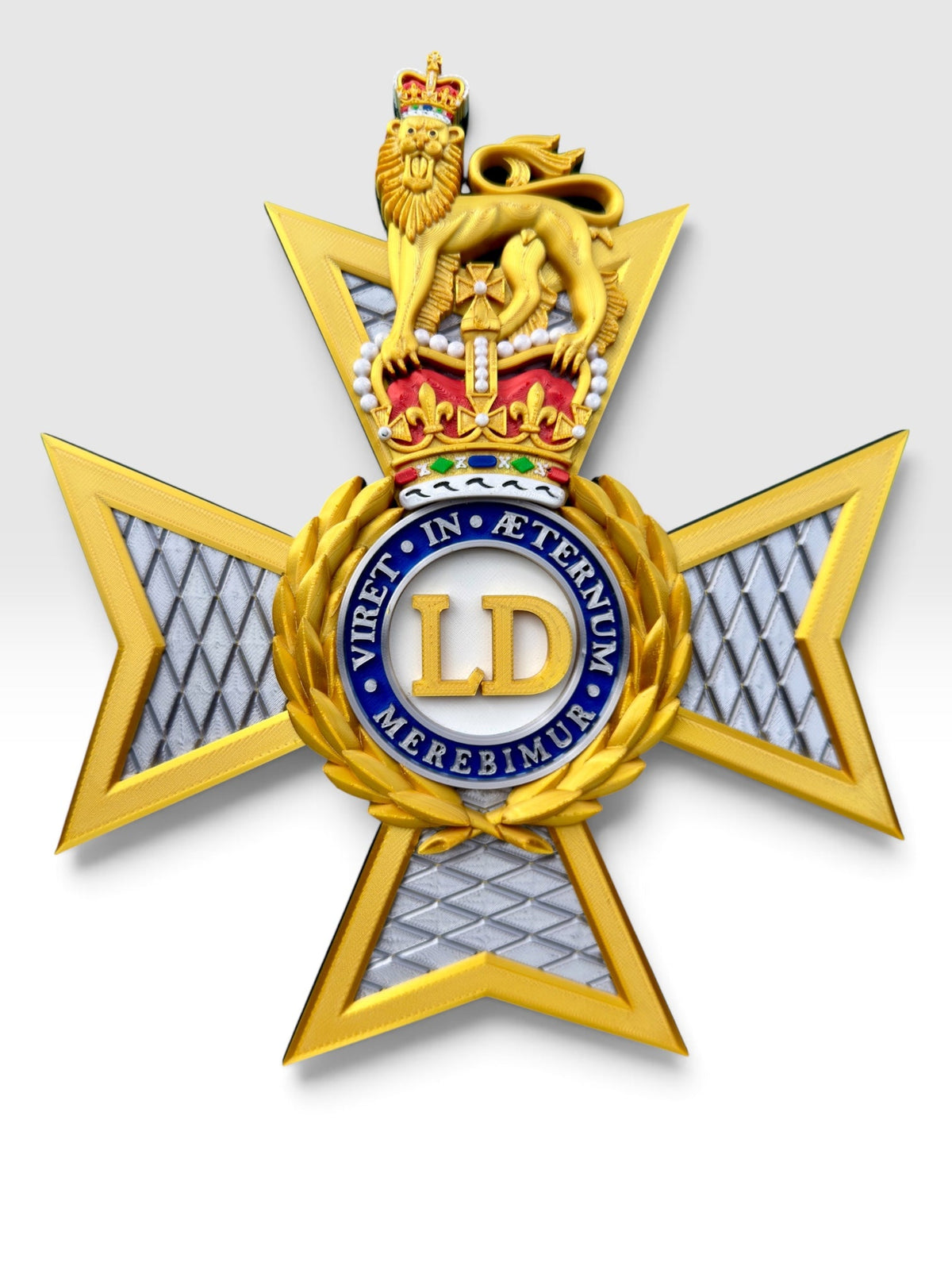 The Light Dragoons Cap Badge – Queen's Crown | Officially Licensed