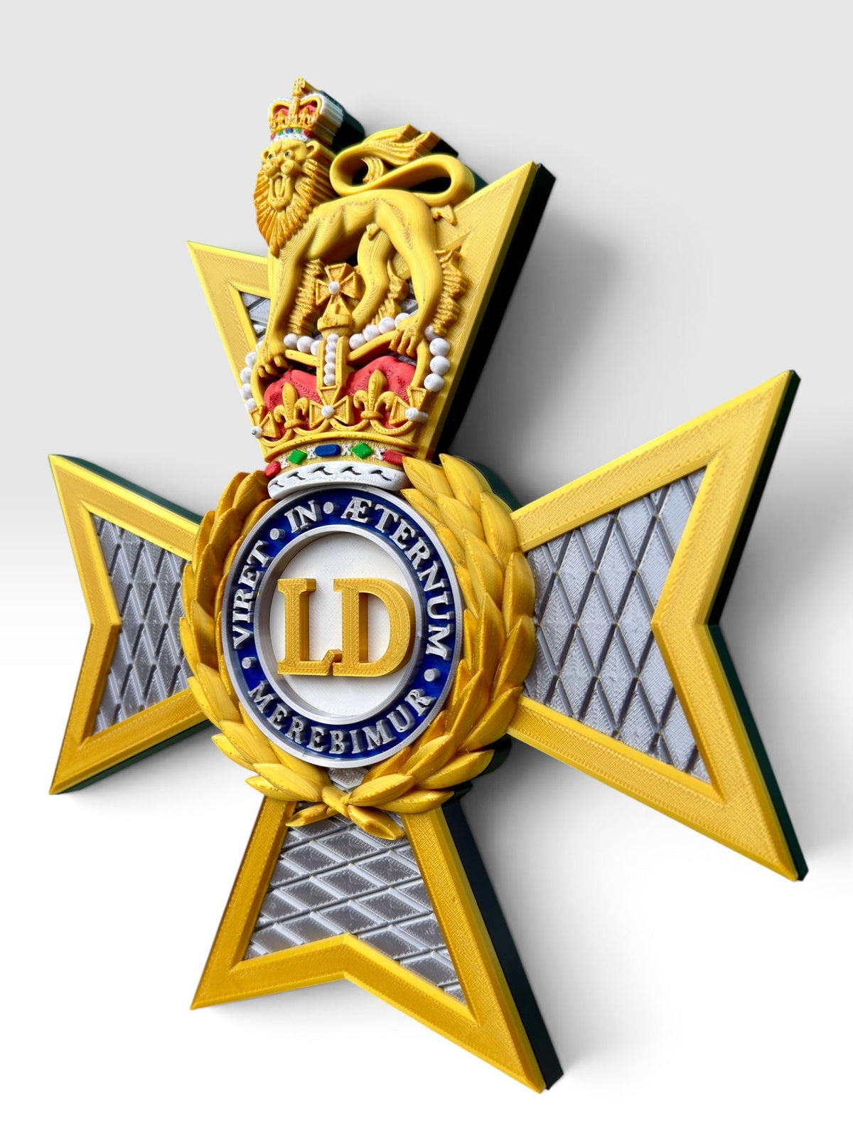 The Light Dragoons Cap Badge – Queen's Crown | Officially Licensed