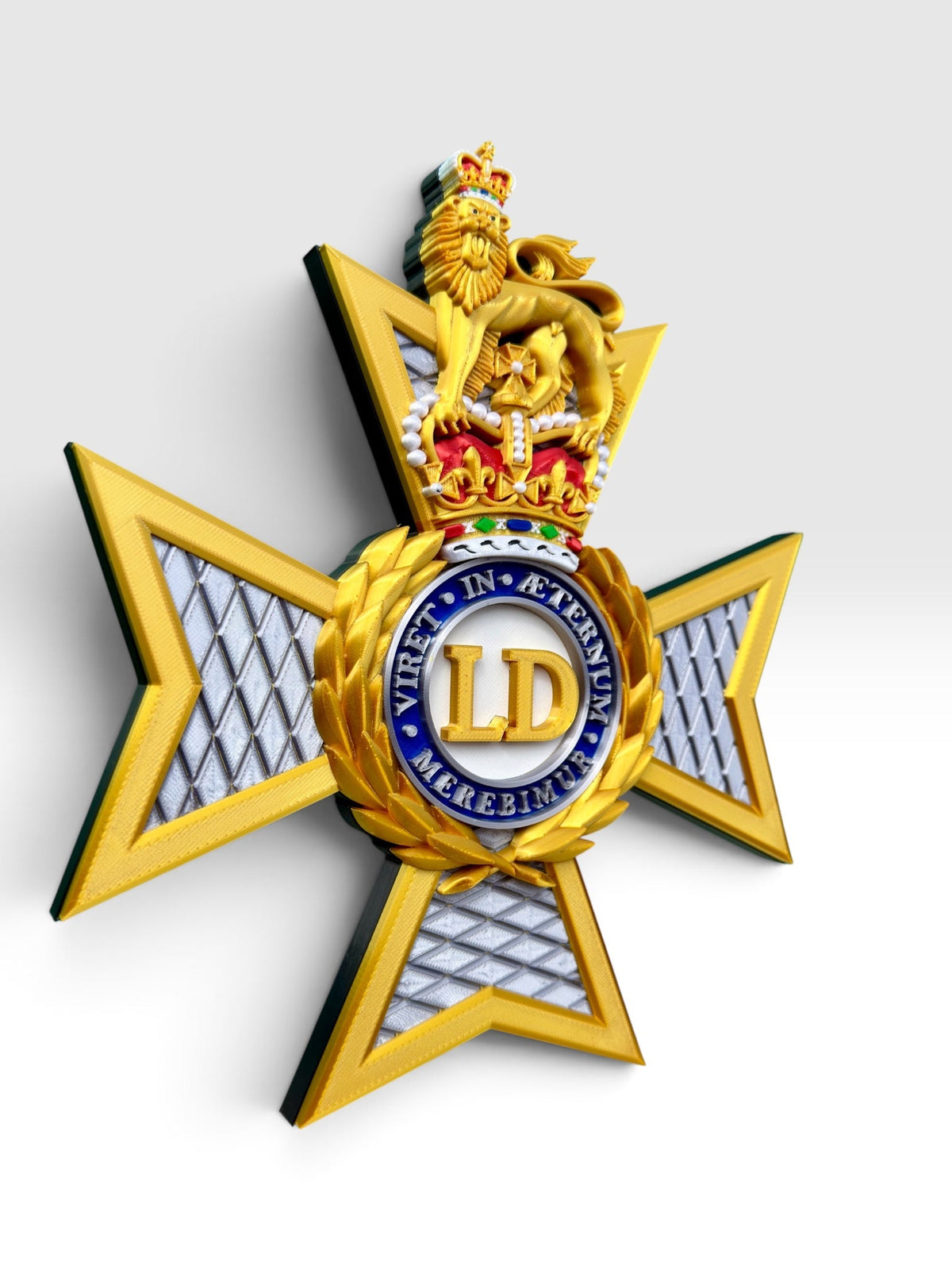 The Light Dragoons Cap Badge – Queen's Crown | Officially Licensed