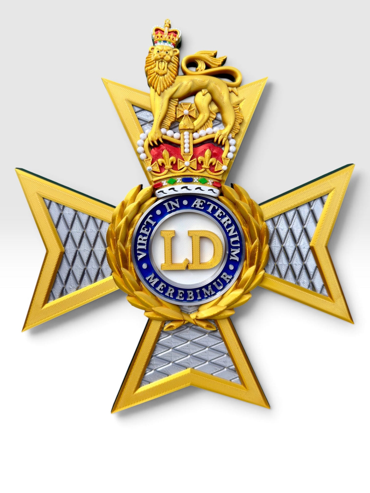 The Light Dragoons Cap Badge – Queen's Crown | Officially Licensed