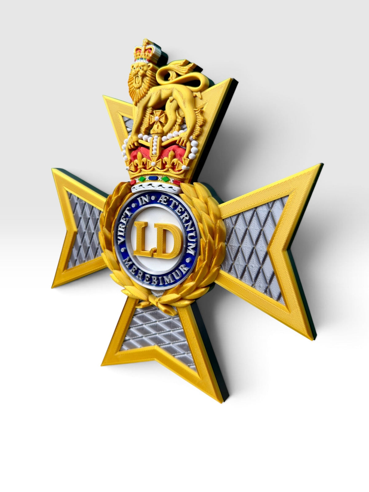 The Light Dragoons Cap Badge – Queen's Crown | Officially Licensed