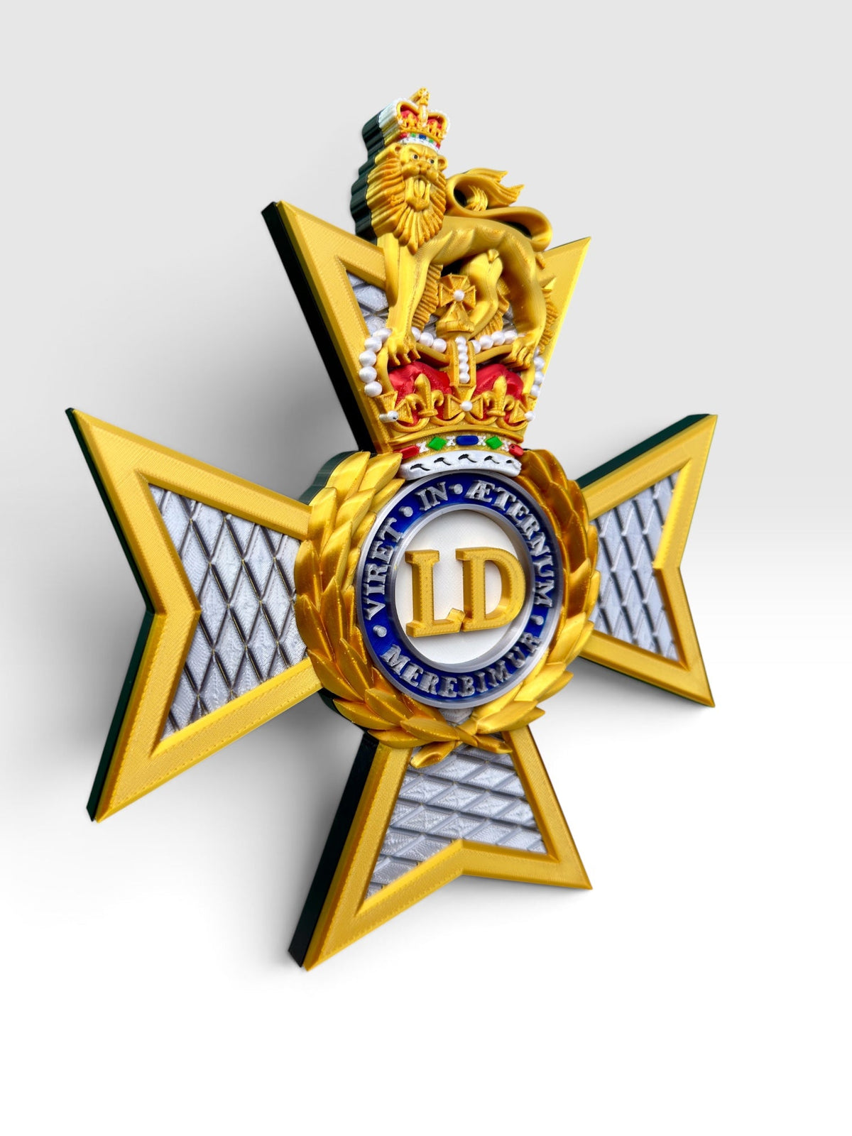 The Light Dragoons Cap Badge – Queen's Crown | Officially Licensed