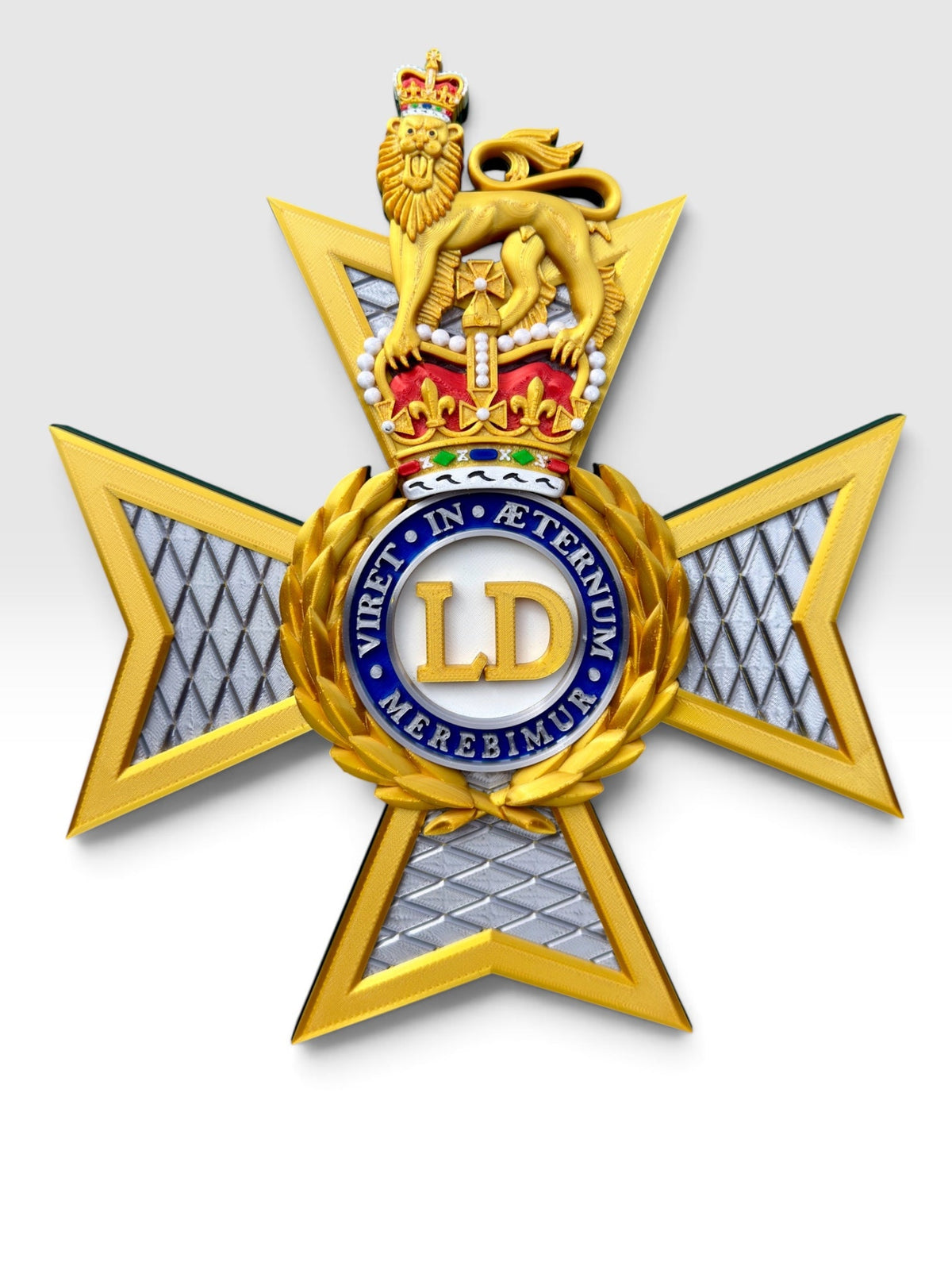 The Light Dragoons Cap Badge – Queen's Crown | Officially Licensed