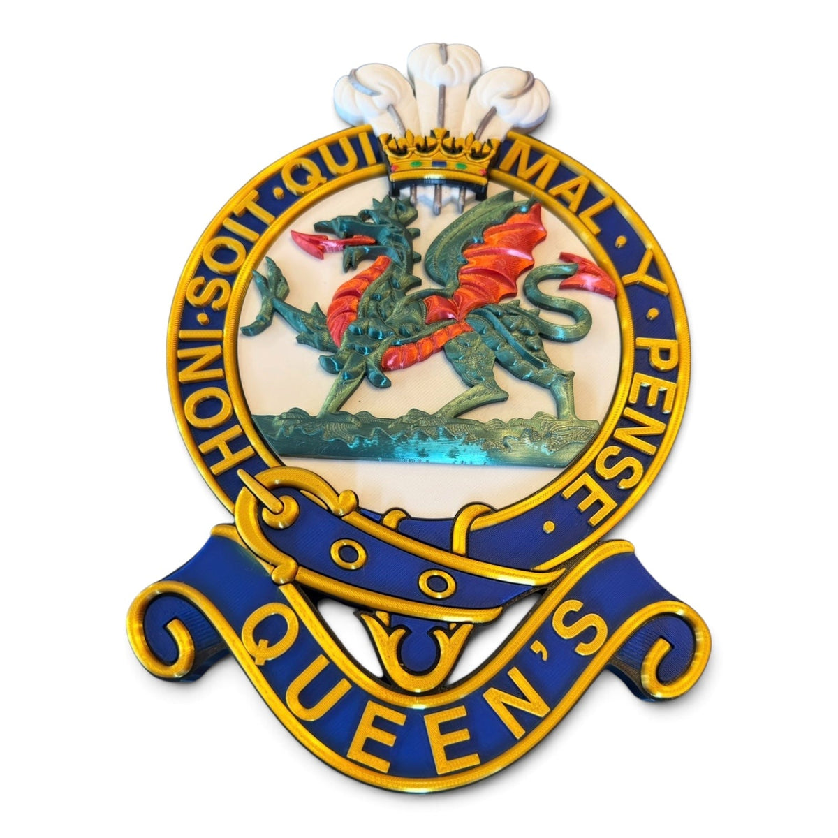 Queen's Regiment Cap Badge | Officially Licensed
